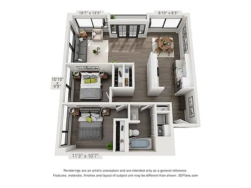 Floor plan Carnegie