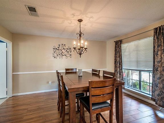 Spacious dining room located off of the front entry.