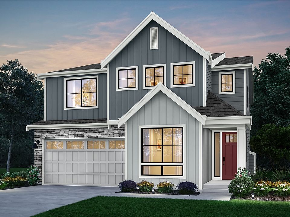 Plan 2665 Elevation A rendering.  DOES NOT show 3rd car garage bay. See rendering
