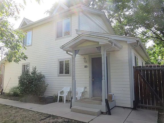 View of the East side of the house, from the private yard