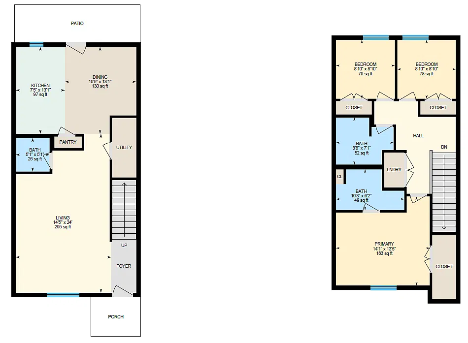 Floor plan 3 bedroom w/o garage