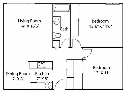 Floor plan The Traditional