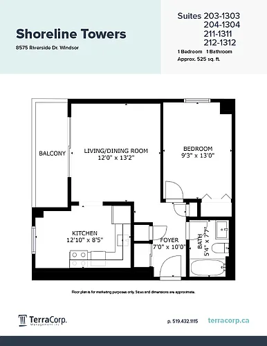 Floor plan 03S 04S 11S 12S