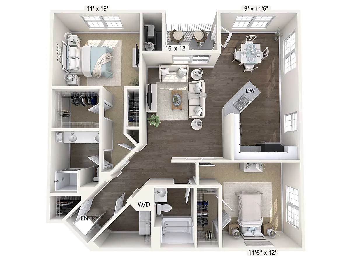 Floor plan B3