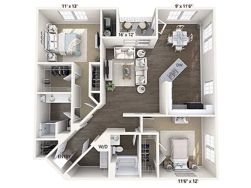 Floor plan B3