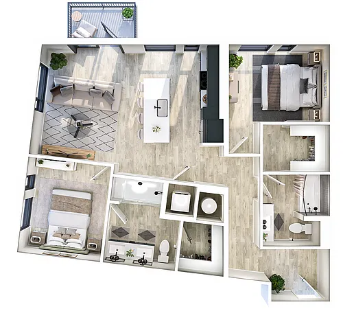 Floor plan B2