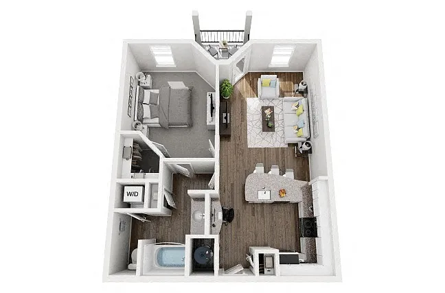 Floor plan Franklin Renovated