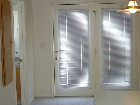 dining area and back door