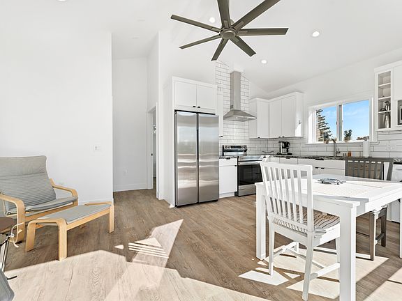 Great room, kitchen window facing east.