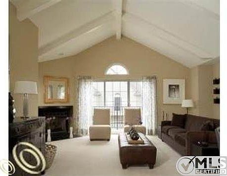 Living Room w/ cathedral ceiling