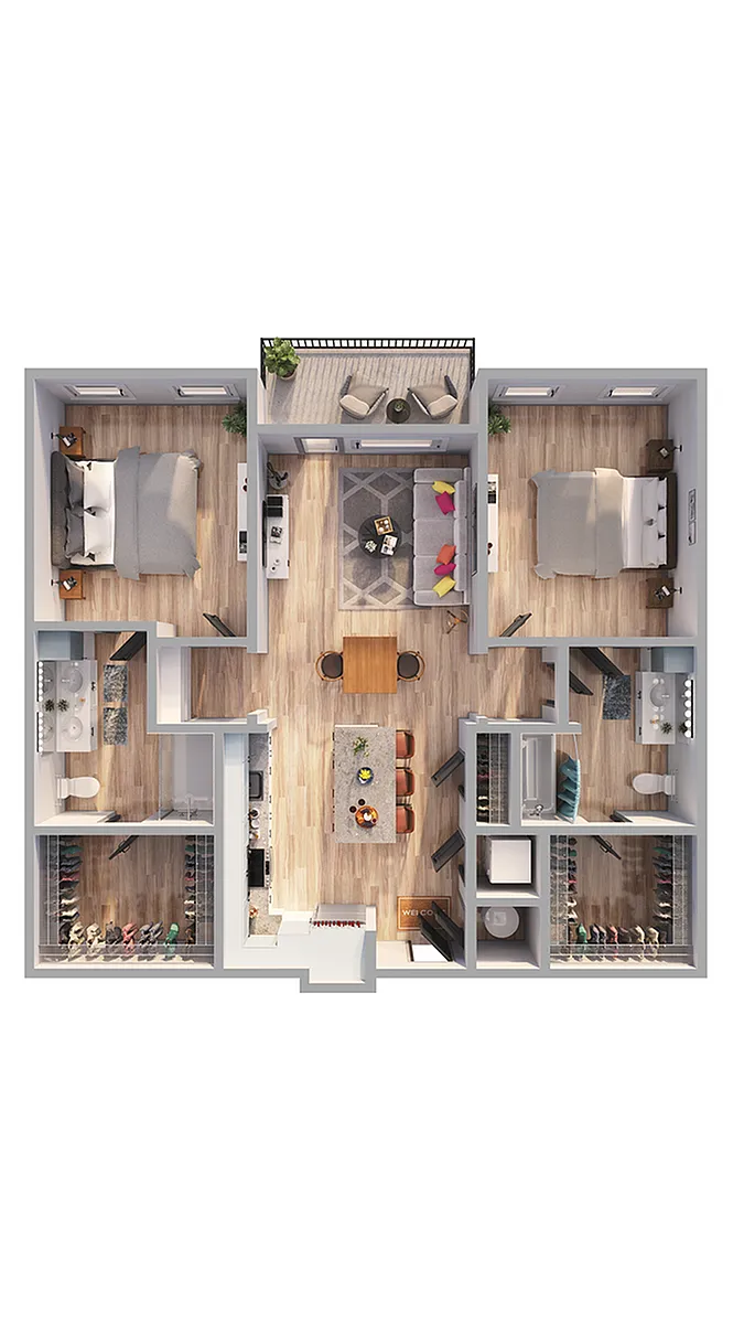 Floor plan B7