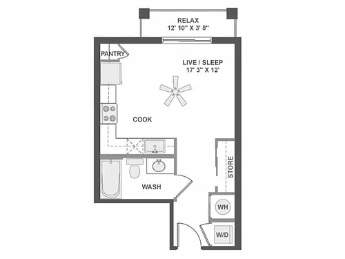 Floor plan E1