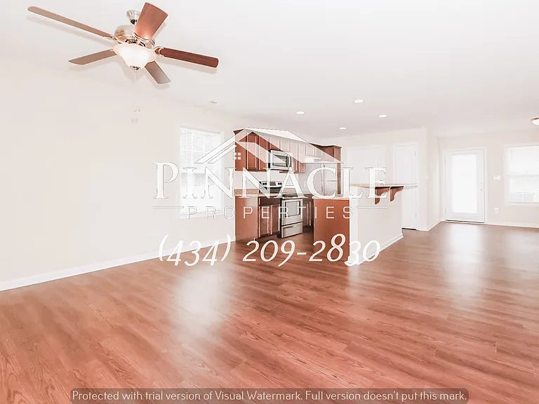 Open Layout Living Room and Kitchen