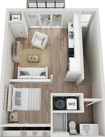 Floor Plan 0BR B | Seasons at Hoffman Estates | Apartments in Hoffman Estates, IL Floor Plan 0BR B | Seasons at Hoffman Estates | Apartments in Hoffman Estates, IL