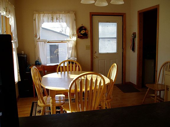 Dining area offers nice place for dinner and to chat about the days events.  