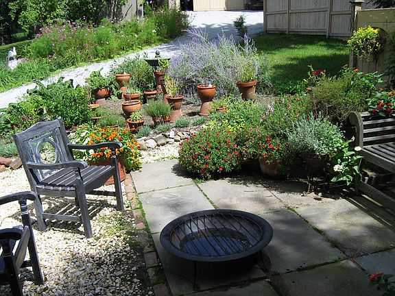 Patio & Herb Garden