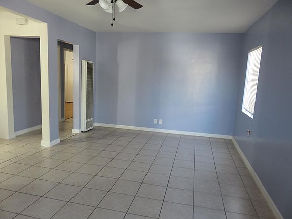 lving room with tile floors