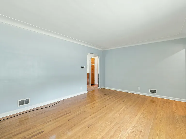 Hardwood floors in your living room and both main-floor bedrooms.
