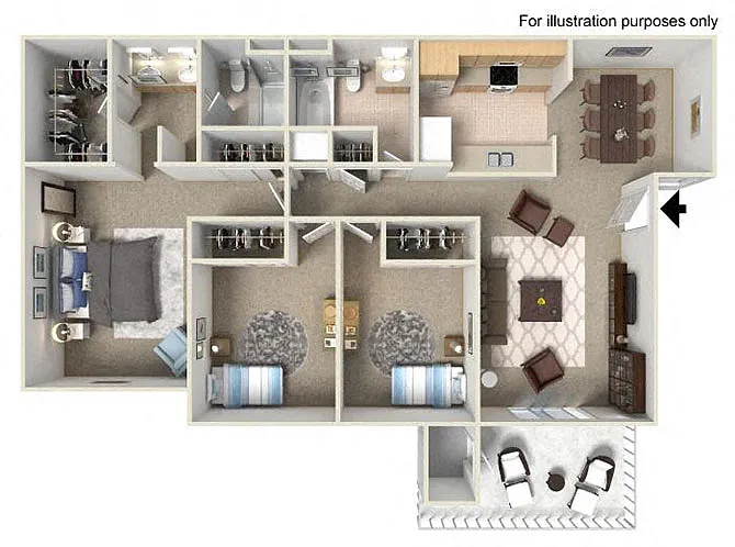 Floor plan Plan C