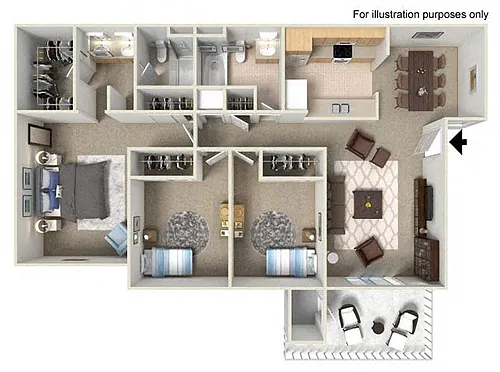 Floor plan Plan C