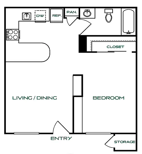 Floor plan 1/1