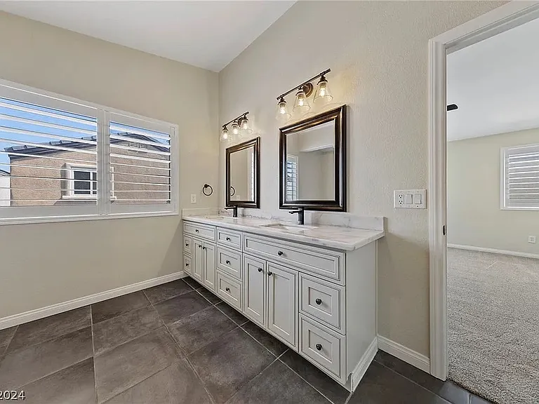 Master Bedroom Double Sink