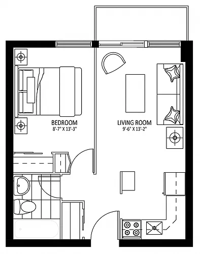Floor plan 313