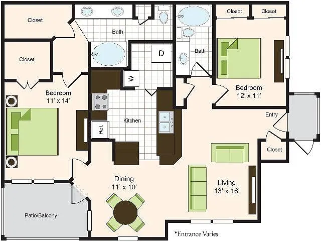 Floor plan E1