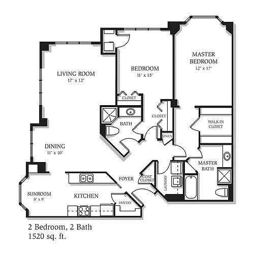 Floor plan B02 1520