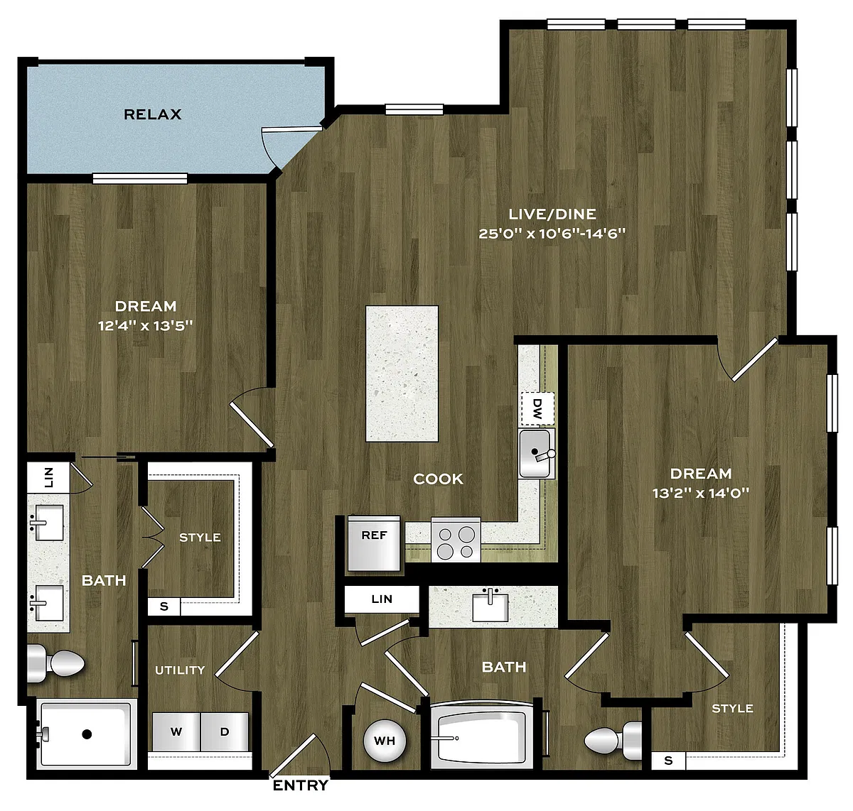 Floor plan B2