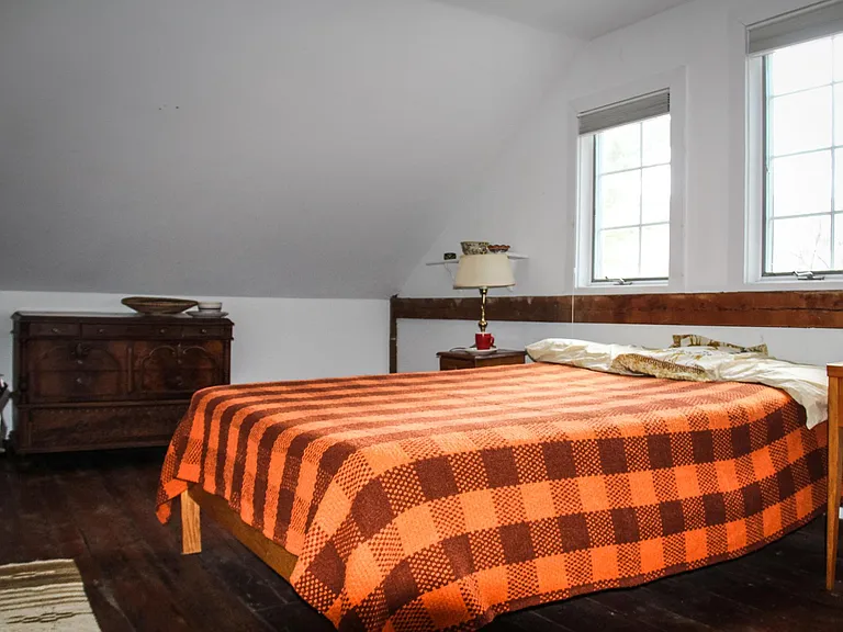 Master bedroom has half bath, large walk-in closet, sitting room.