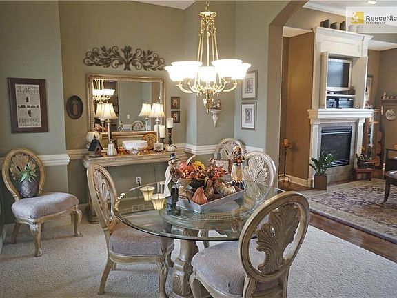 Dining room attached to the living room