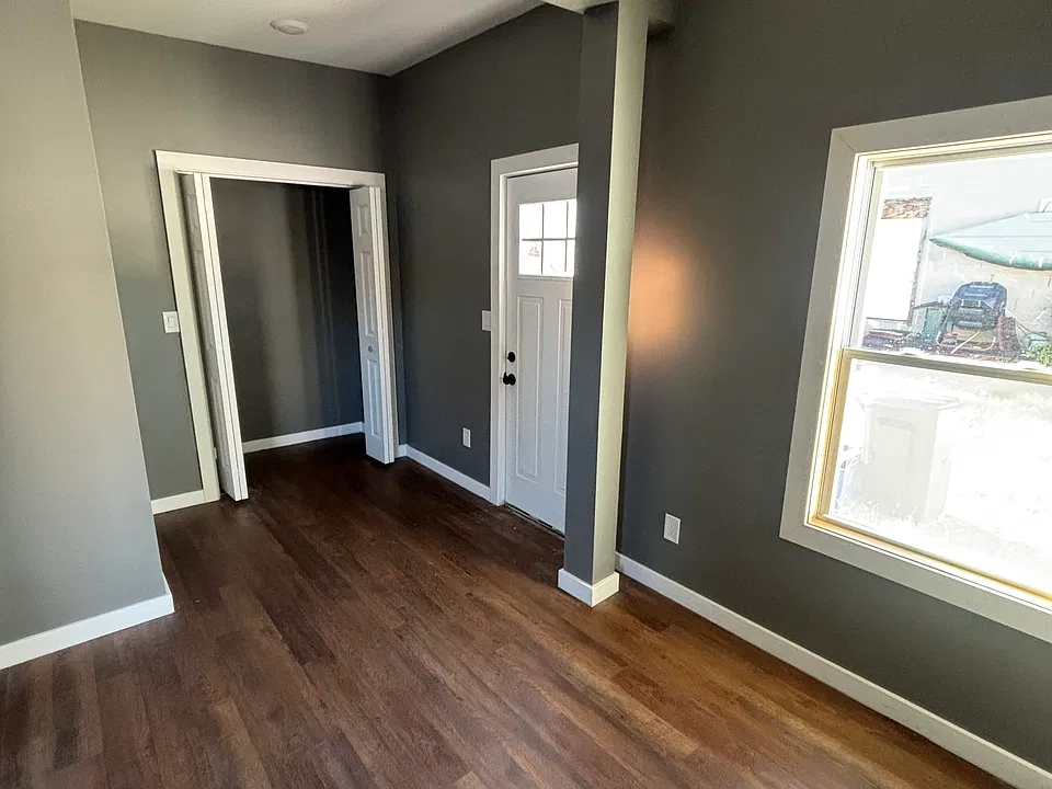 closet and back door