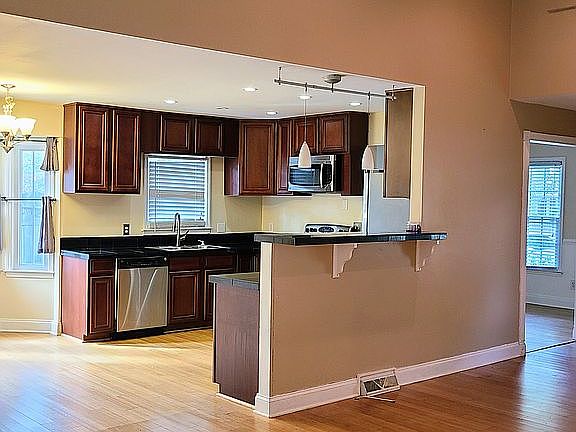 Family Room view of Kitchen