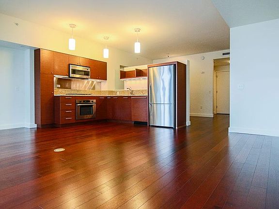 Spacious interior with open floor plan.