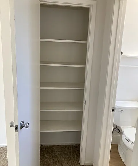 Hall closet
