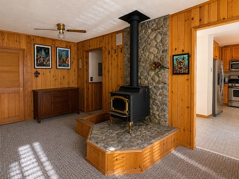 Wood burning stove
