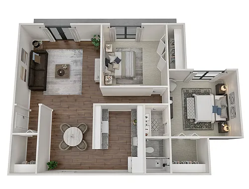 Floor plan 2x1 Main Level Renovated
