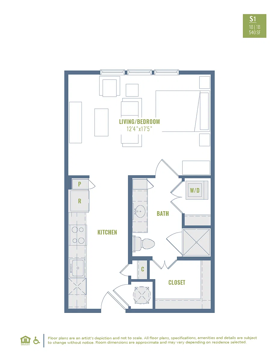 Floor plan S1a