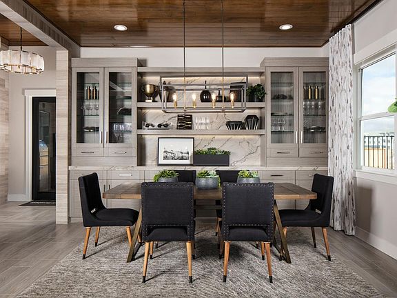 Bright casual dining area