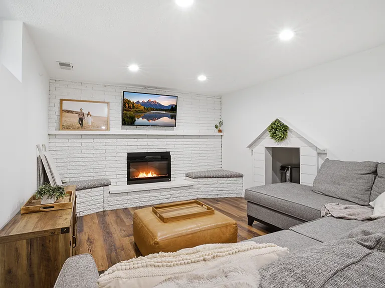 basement living room