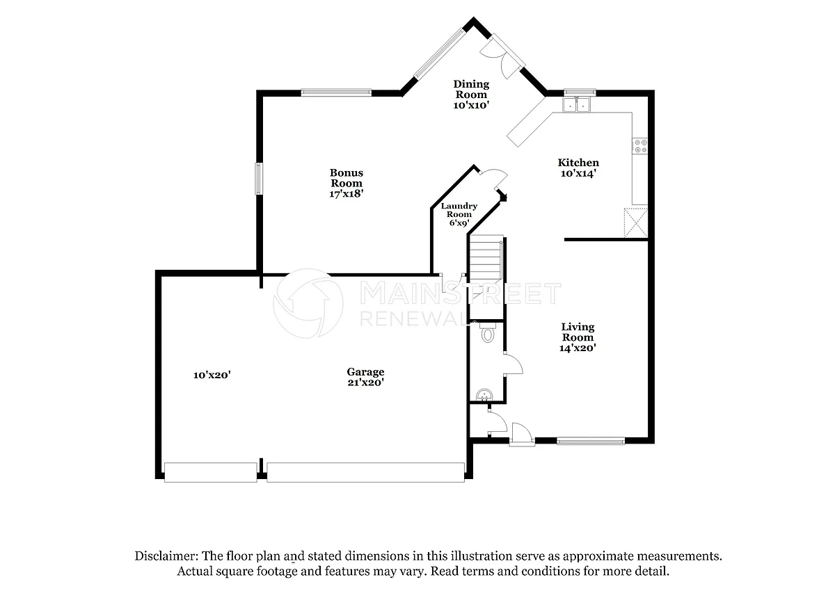 Floor Plan - 106 Colonial Ln