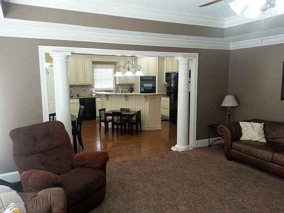 open to kitchen