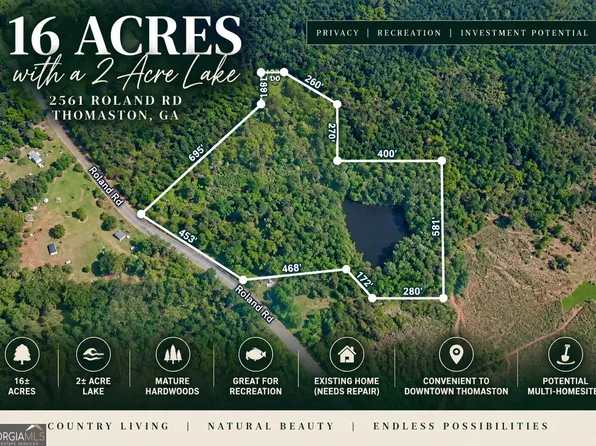 2561 Roland Rd, Thomaston, GA 30286