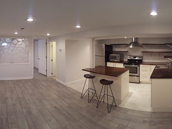 open kitchen and living room