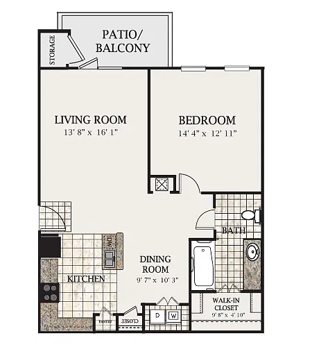 Floor plan A1-M