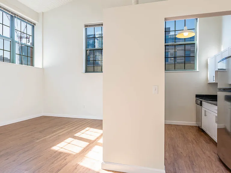 The Lofts - Living Room with Hard Surface Flooring