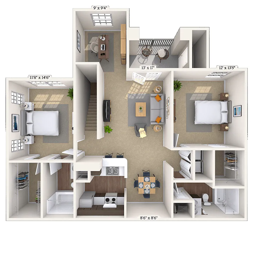 Floor plan B2