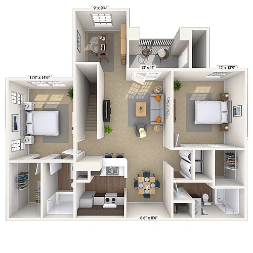 Floor plan B2
