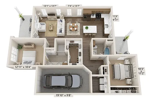 Floor plan Oak
